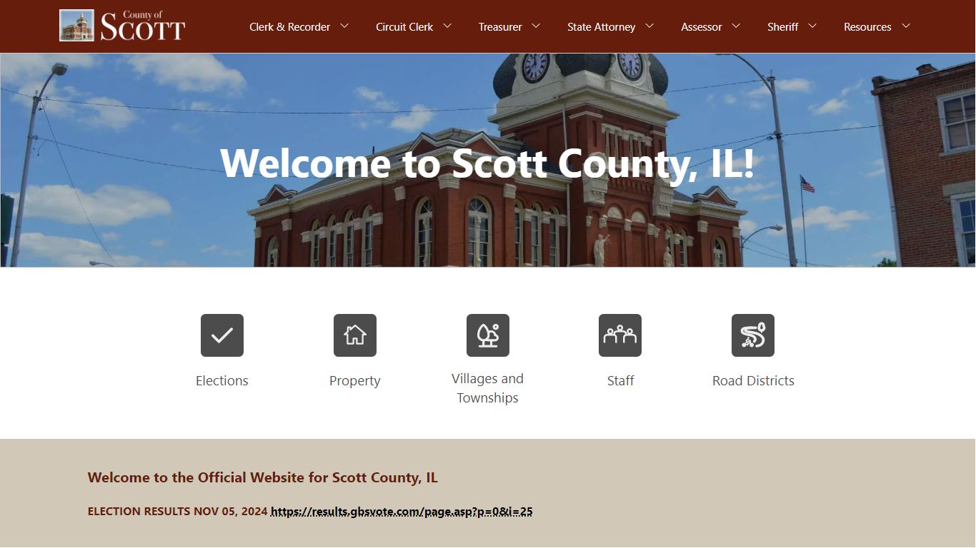 COUNTY OF SCOTT - Welcome to Scott County, IL!